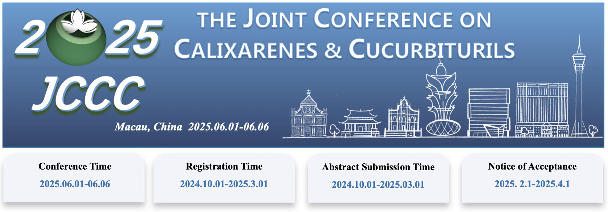 THE 2nd JOINT CONFERENCE ON CALIXARENES & CUCURBITURILS Logo